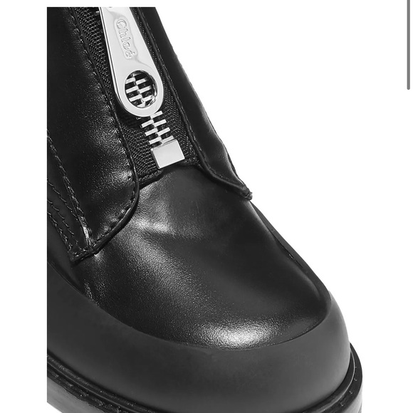CHLOE Roy Zip Front Combat Boot NEW - Picture 7 of 14